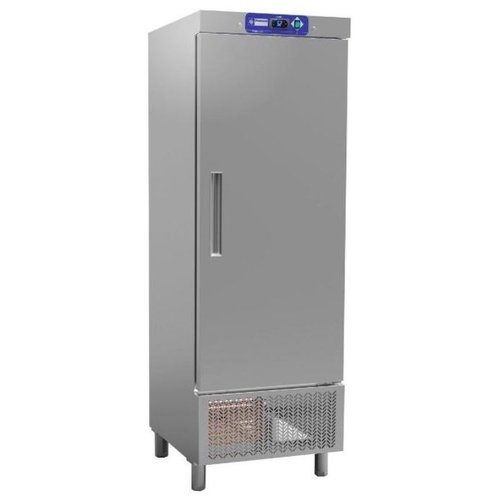  HorecaTraders Koelkast INOX 1 deur 554 Liter 