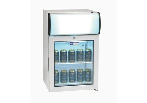  HorecaTraders Aufsatzkühlschrank mit Lichtkasten | TOP 50 BESTSELLER 