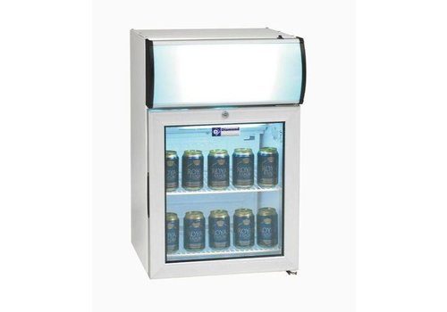  HorecaTraders Countertop refrigerator with light box | TOP 50 BEST SELLING 