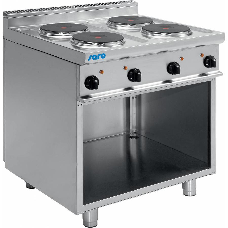 Electric Stove with open base | 4 Hobs | 400V