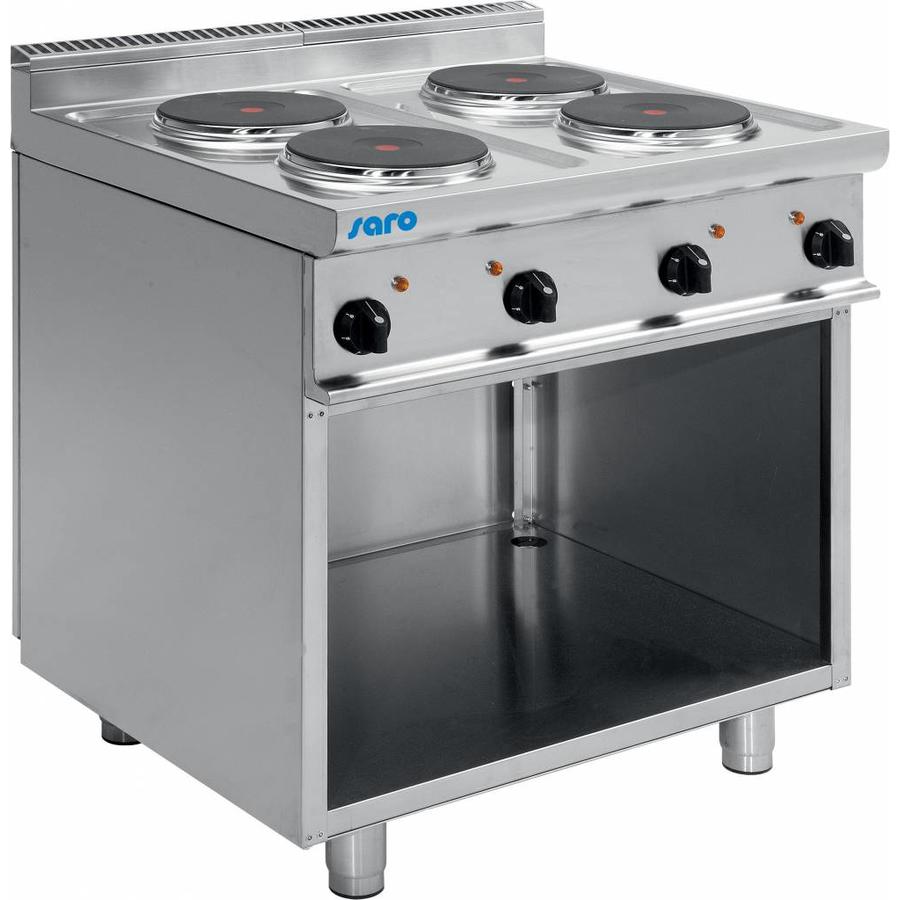 Electric Stove with open base | 4 Plates | 400V