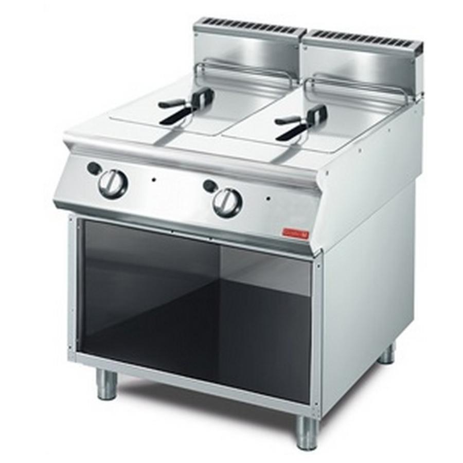 Friteuse à gaz 13 + 13 litres