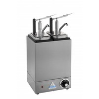 Beheizte Soßenbar mit 2 Spendern | 2 x 3,5 Liter