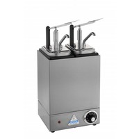 Heated Sauce Bar with 2 Dispensers | 2 x 3.5 Liters
