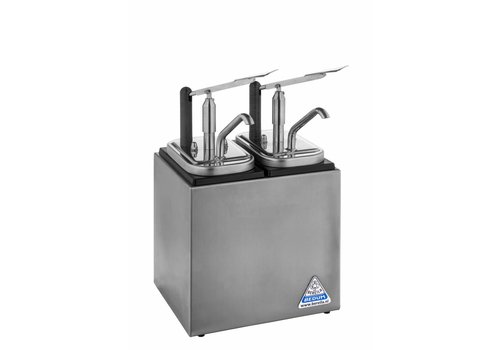  Bereila Distributeur de sauce traiteur avec 2 pompes | 2 x 3,5 litres 