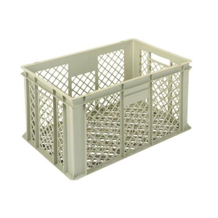 Bacs empilables en plastique gris | 5 formats