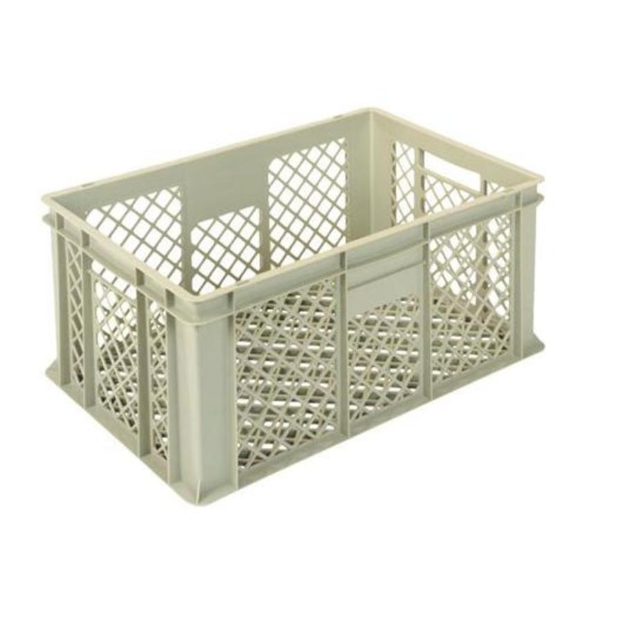 Bacs empilables en plastique gris | 5 formats