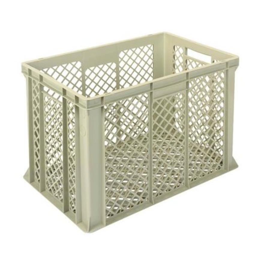 Bacs empilables en plastique gris | 5 formats