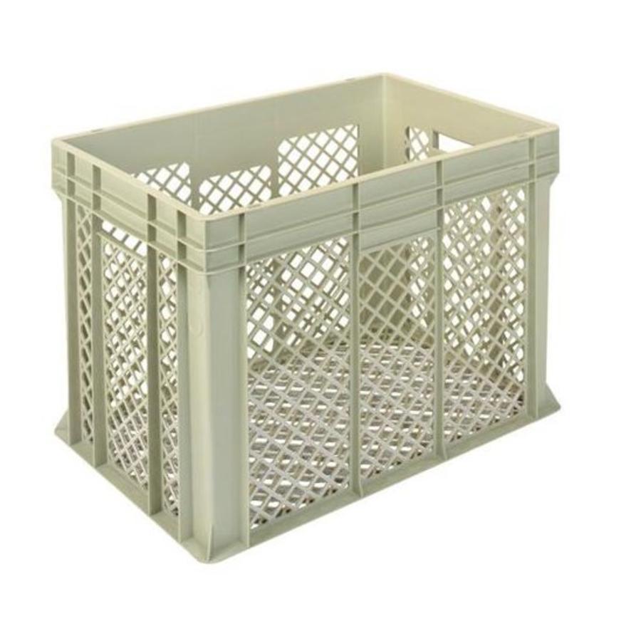 Bacs empilables en plastique gris | 5 formats