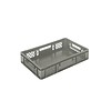 HorecaTraders Perforated Crate | Grey | 60x40 cm | 6 Sizes