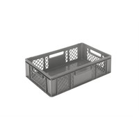 Perforated Crate | Gray | 60x40cm | 6 Formats