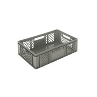 Perforated Crate | Gray | 60x40cm | 6 Formats