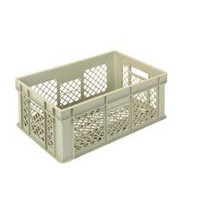Caisse en plastique | Empilable | Perforé | 9 formats