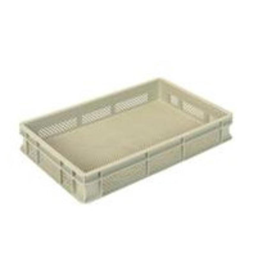 Caisse en plastique | Empilable | Perforé | 9 formats