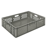 Plastic Stacking Bins Grey L 800 x W 600 | 2 sizes
