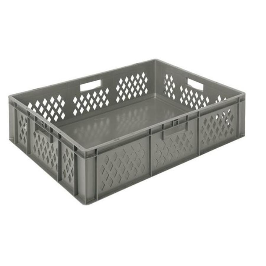 Plastic Stacking Bins Gray L 800 x W 600 | 2 formats