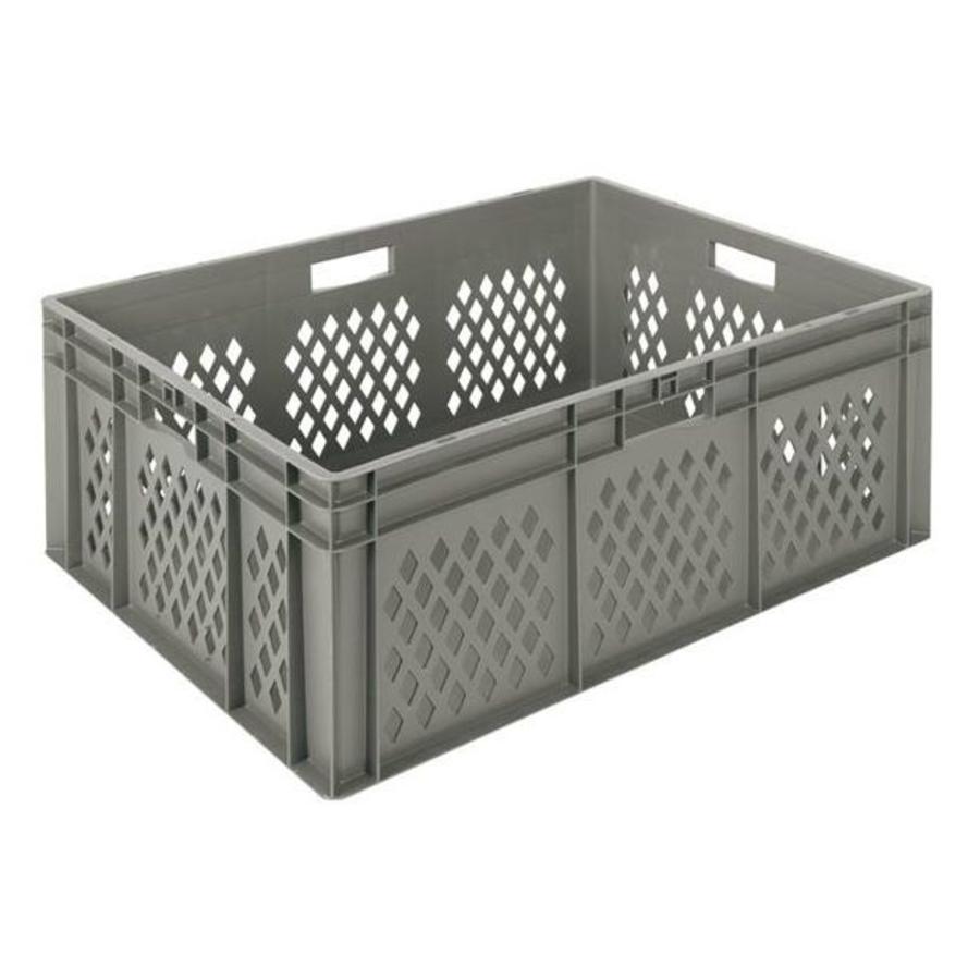 Plastic Stacking Bins Gray L 800 x W 600 | 2 formats