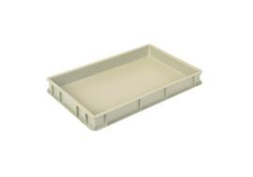  HorecaTraders Caisse en plastique grise | 60x40 | 9 formats 