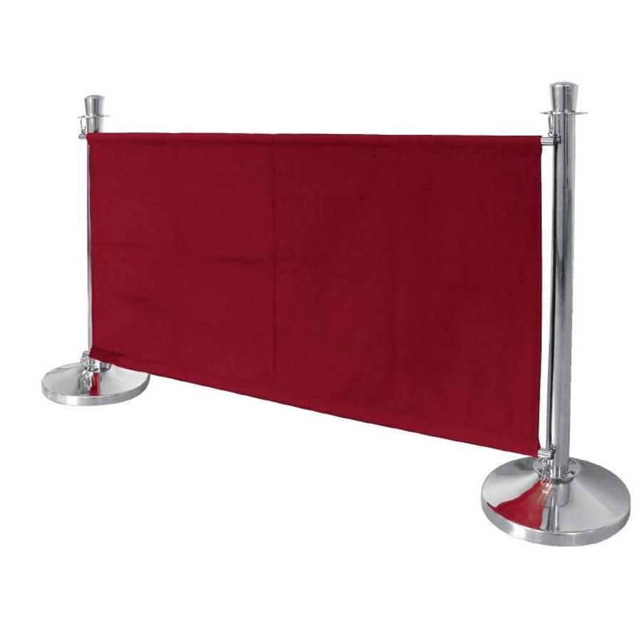 Toile de protection rouge