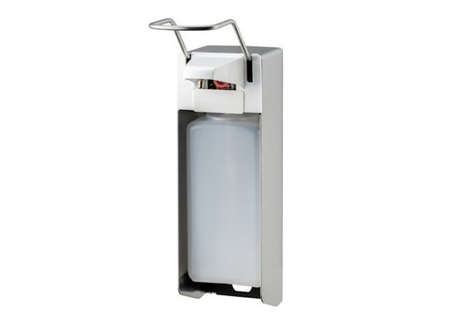  HorecaTraders Distributeur de savon et de désinfectant en acier inoxydable | 1000 ml 