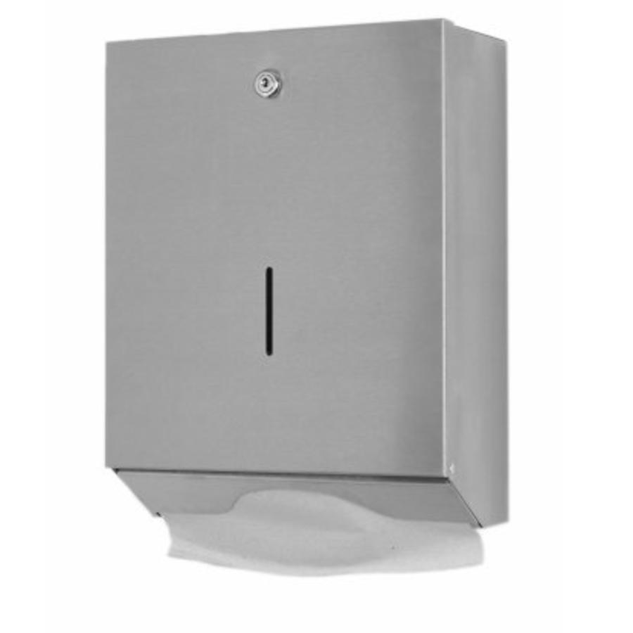 Grand distributeur de serviettes en acier inoxydable