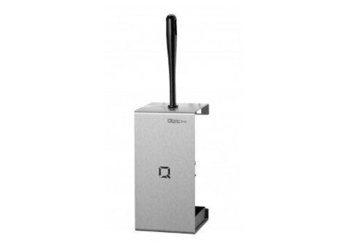  HorecaTraders Porte-brosse de toilette en acier inoxydable 