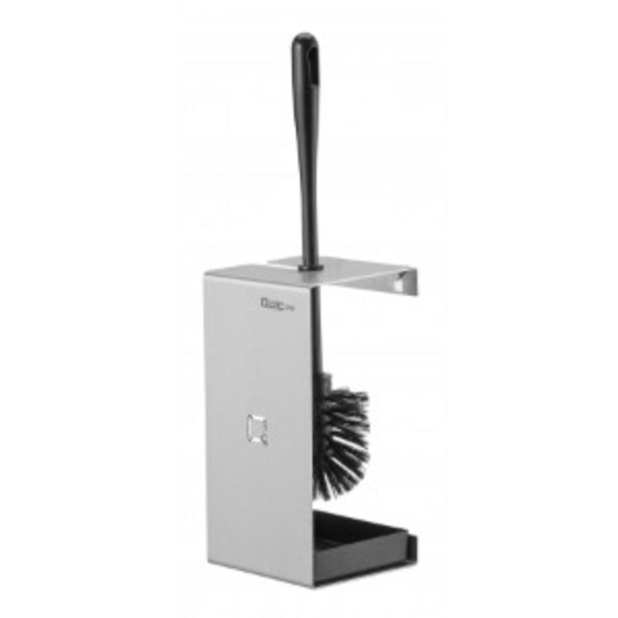 Stainless steel toilet brush holder