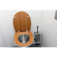 Porte-brosse de toilette en acier inoxydable
