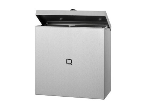  HorecaTraders Poubelle hygiénique en acier inoxydable 9 litres 