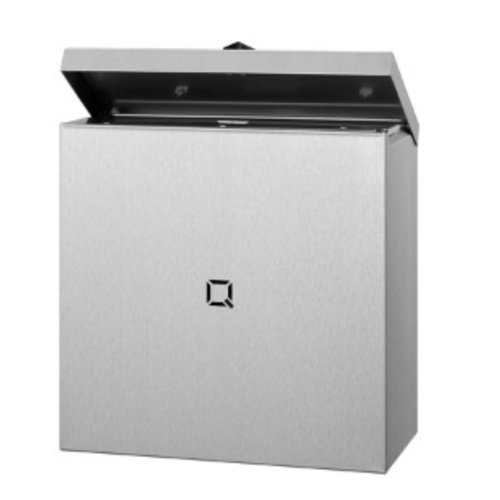  HorecaTraders Stainless steel hygiene bin 9 litres 