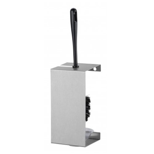 HorecaTraders Porte-brosse de toilette en acier inoxydable 