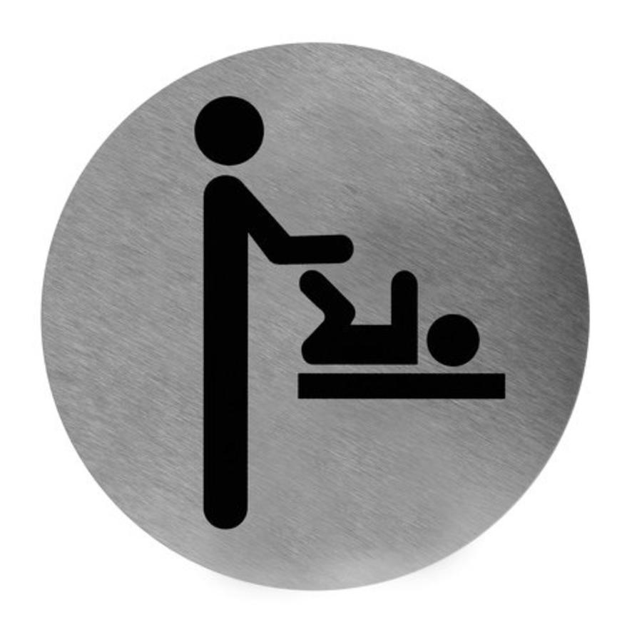 Icon Round | Diaper Changing | stainless steel