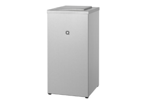  HorecaTraders Poubelle en acier inoxydable 30 litres fermée 