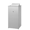 HorecaTraders Poubelle en acier inoxydable 85 litres fermée