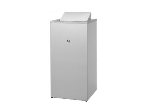  HorecaTraders Poubelle en acier inoxydable 85 litres fermée 