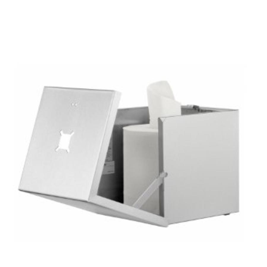 Stainless steel midi polishing roll holder table model