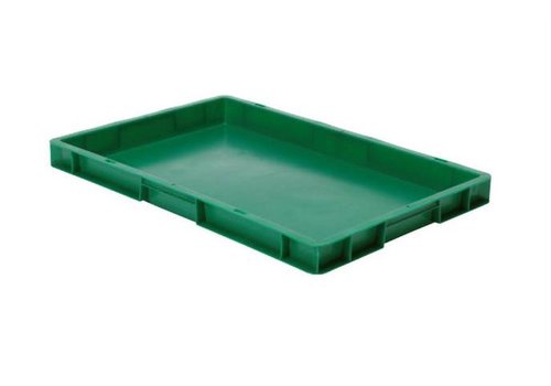  HorecaTraders Polypropylene Crate | 5 Colors | 600x400x50mm 