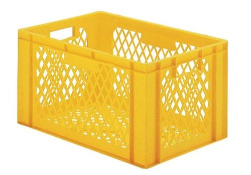  HorecaTraders Bacs empilables en plastique | 60 x 40 cm | 5 couleurs 