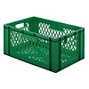 HorecaTraders Bacs empilables en plastique | 60 x 40 cm | 5 couleurs
