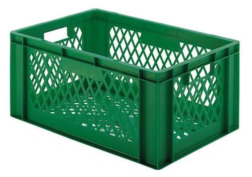  HorecaTraders Bacs empilables en plastique | 60 x 40 cm | 5 couleurs 
