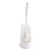 HorecaTraders Toilet brush with open plastic holder