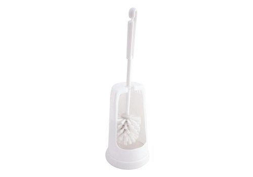  HorecaTraders Toilet brush with open plastic holder 