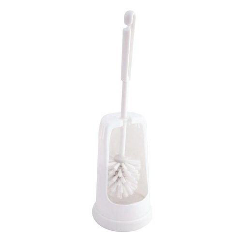  HorecaTraders Toilet brush with open plastic holder 