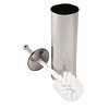 HorecaTraders Brosse de toilette avec support en acier inoxydable
