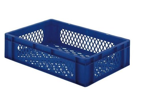  HorecaTraders Bacs empilables en plastique | 60 x 40 cm | 5 couleurs 