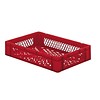 HorecaTraders Bacs empilables en plastique | 60 x 40 cm | 5 couleurs