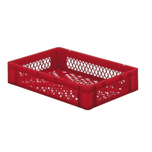  HorecaTraders Bacs empilables en plastique | 60 x 40 cm | 5 couleurs 