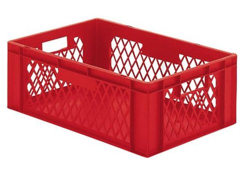  HorecaTraders Bacs empilables en plastique | 60 x 40 cm | 5 couleurs 