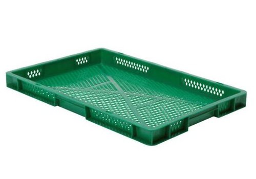  HorecaTraders Bacs empilables en plastique | 60 x 40 cm | 5 couleurs 