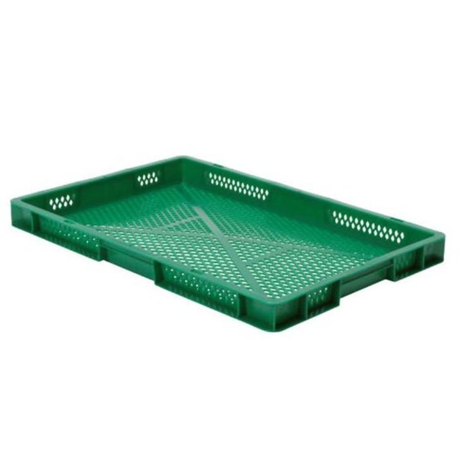 Bacs empilables en plastique | 60 x 40 cm | 5 couleurs